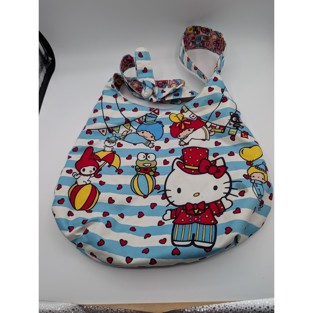 Loungefly Hello Kitty Sanrio 50th Anniversary Circus Tote Shoulder Bag 2010 - Picture 1 of 12